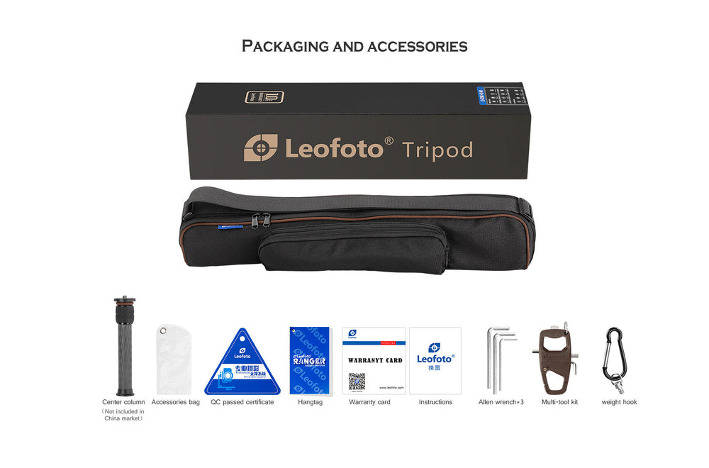 
                  
                    Leofoto LS-225C Professional Light Weight Carbon Fiber Tripod Kit
                  
                