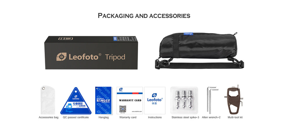 
                  
                    Leofoto LS-223C Mini Professional Light Weight Carbon Fiber Tripod Kit
                  
                
