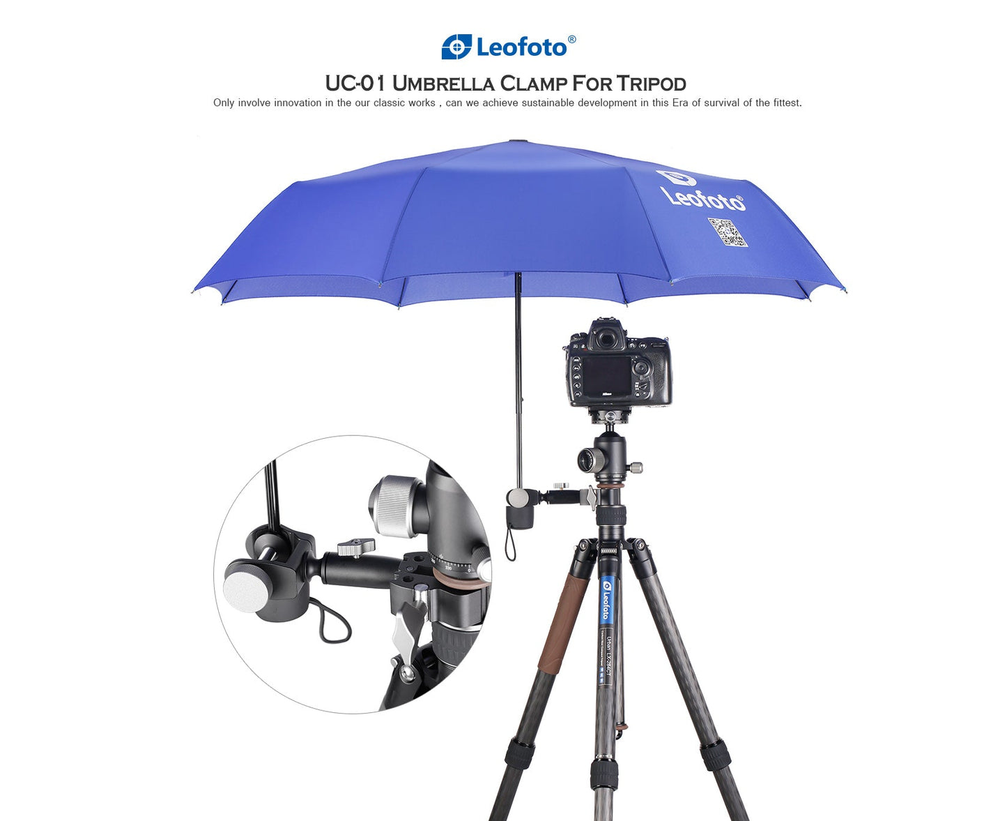 
                  
                    Leofoto UC-01 Multipurpose Clamp For Umbrella
                  
                