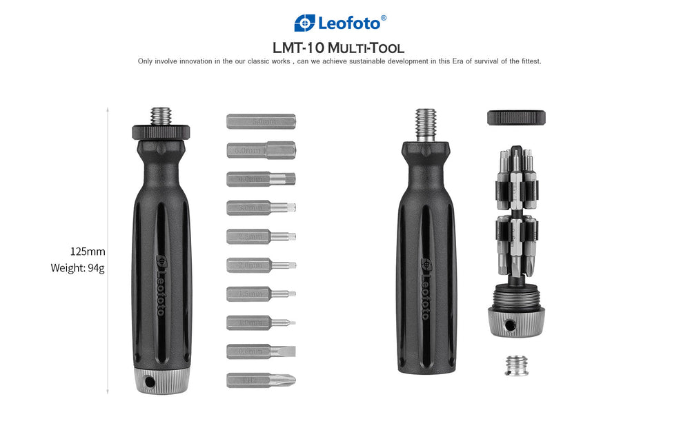 
                  
                    Leofoto LMT-10 Multi-Tool Tripod Allen Wrench Kit
                  
                