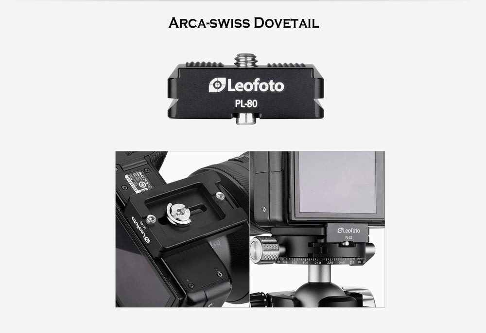 
                  
                    Leofoto PL-62 (62mm) / PL-80 (80mm) Universal Lens Plate ARCA Compatible
                  
                