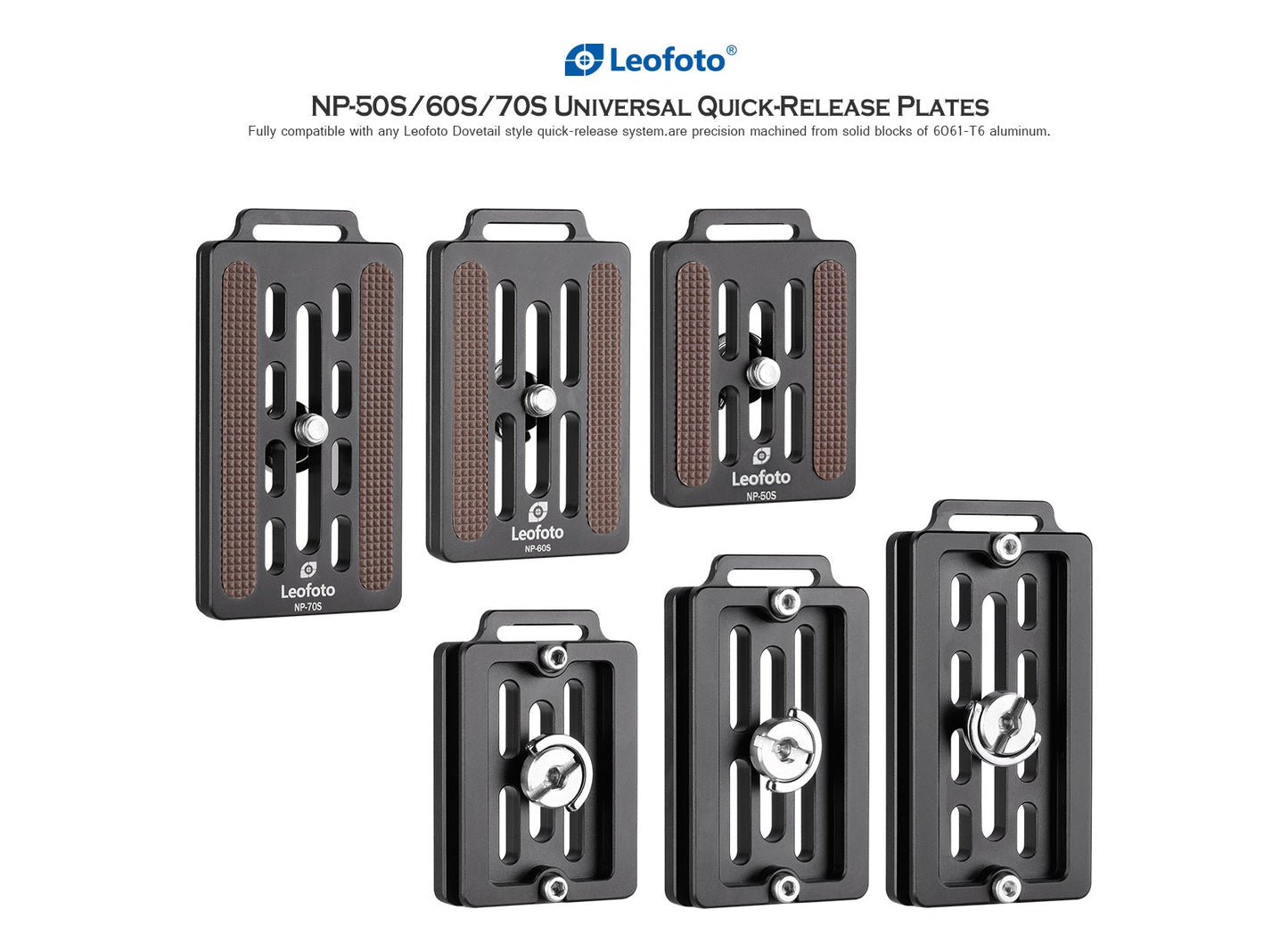 
                  
                    Leofoto NP-50S (50mm) / NP-60S (60mm) / NP-70S (70mm) Universal Plate ARCA Compatible
                  
                