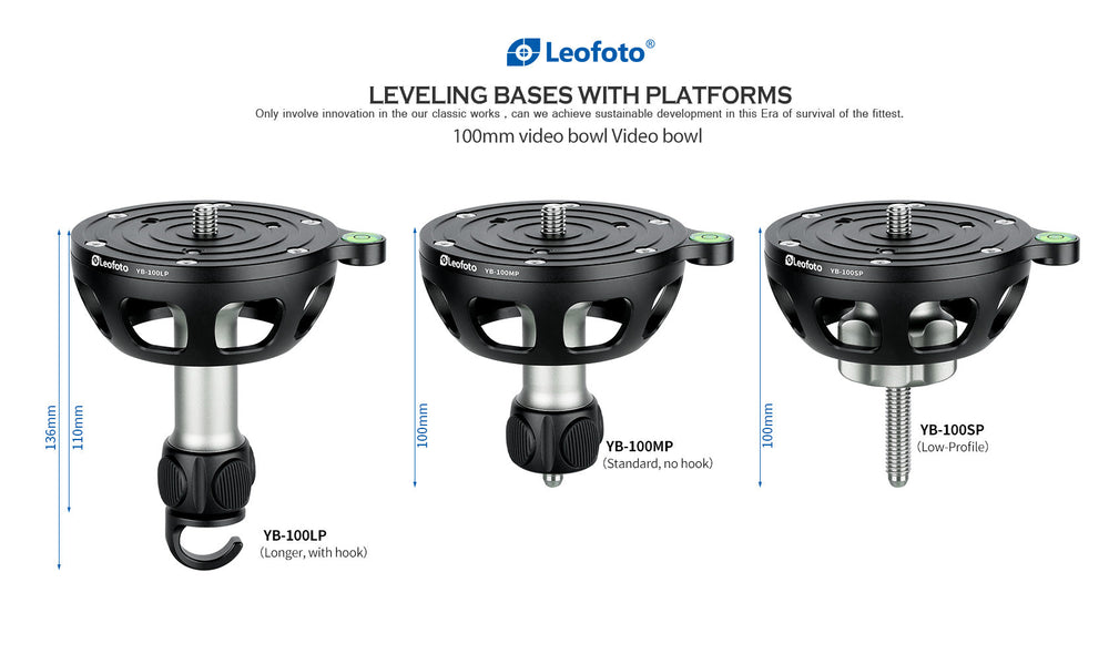 
                  
                    Leofoto LM-404CL Long Tripod with 100mm Video Bowl+Platform and Bag
                  
                