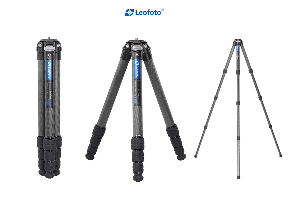 Leofoto LS-324C Professional Light Weight Carbon Fiber Tripod Kit