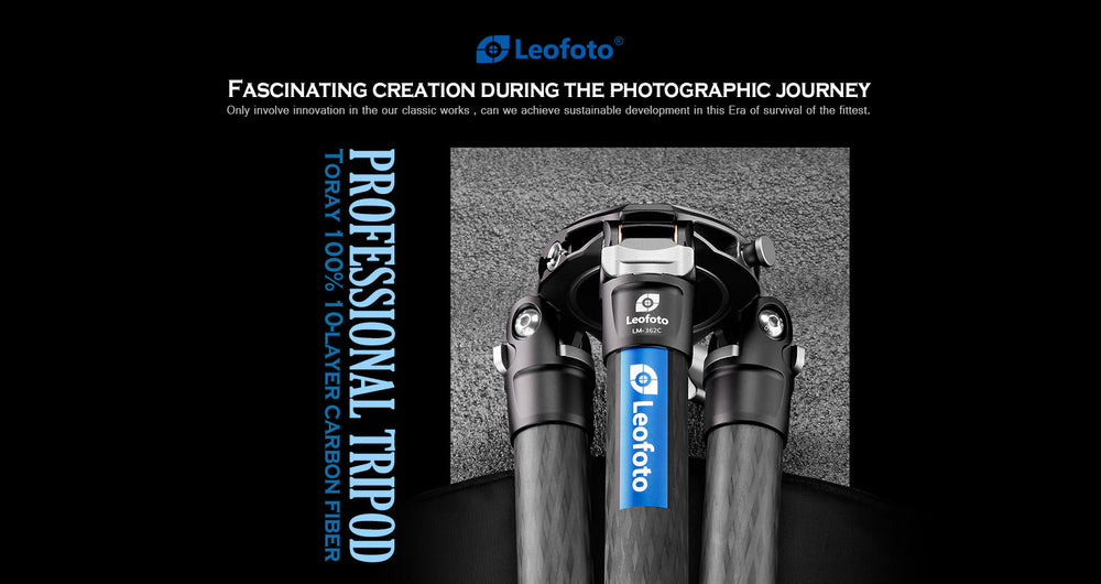 
                  
                    Leofoto LM-362C Short Carbon Fiber Tripod with with 75mm Video Bowl+Platform and Bag | Max Load 99lb
                  
                