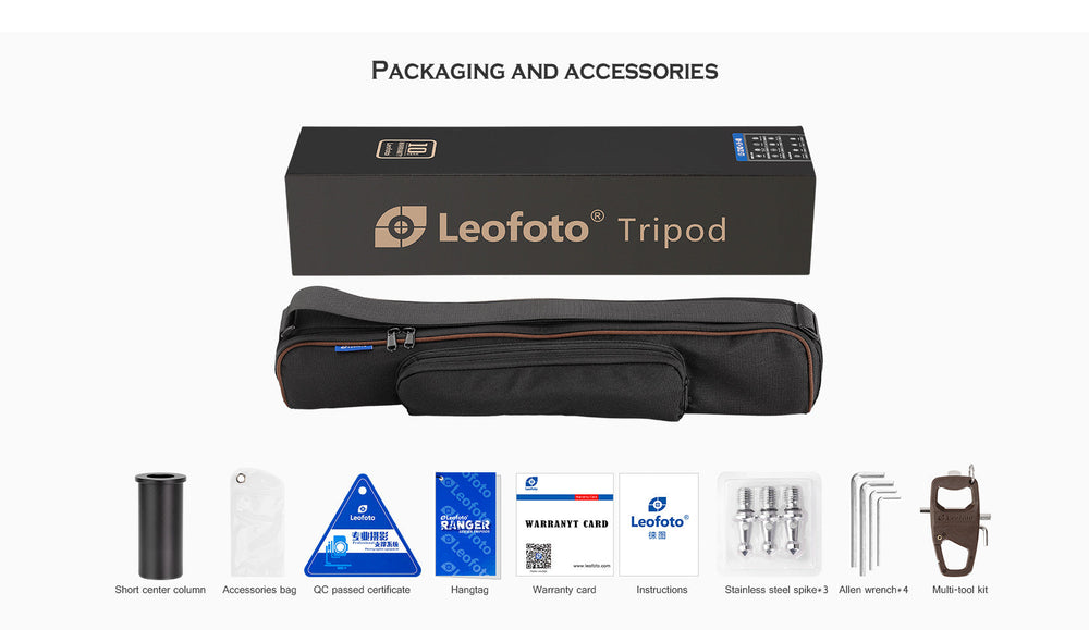 
                  
                    Leofoto LX-254CT Reversible Travel Tripod
                  
                