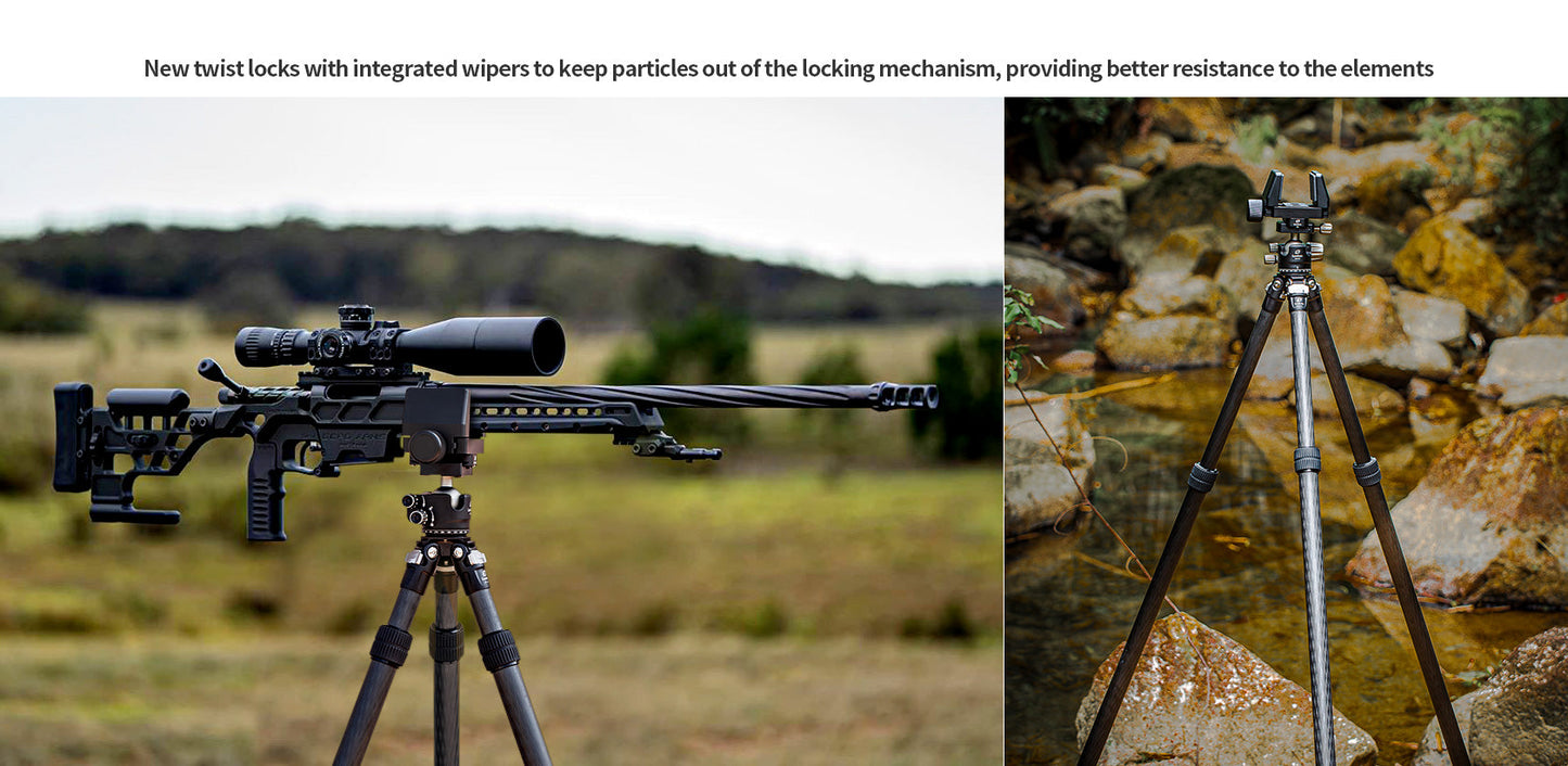 
                  
                    Leofoto SO-282C Inverted Rifle Series Carbon Fiber Tripod + Ballhead Set | Max Load 55lb/25kg
                  
                