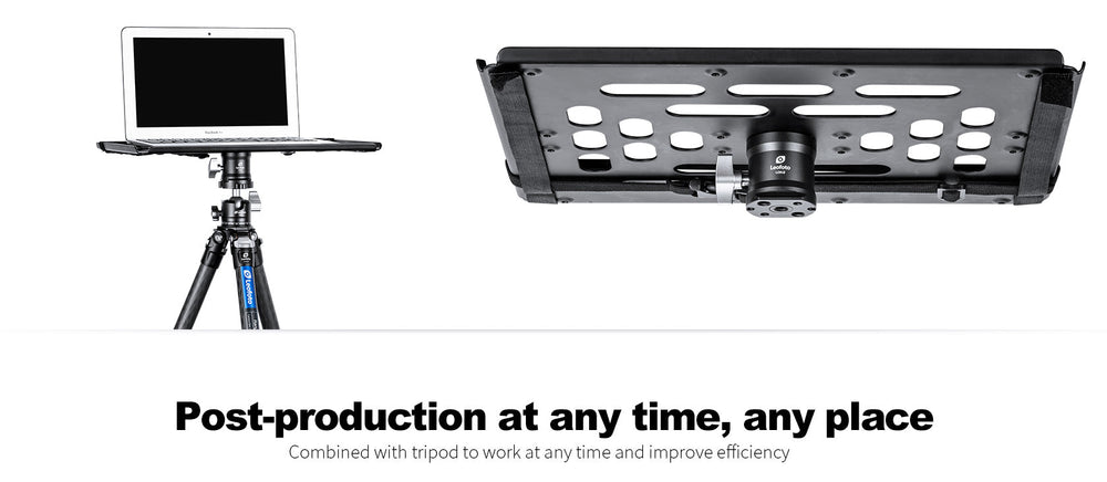 
                  
                    Leofoto LCH-2 16" Laptop / Projector Tray / Combined with Tripod 3/8" &1/4" Mounting Sockets / Arca Swiss Dovetail Panning Base
                  
                