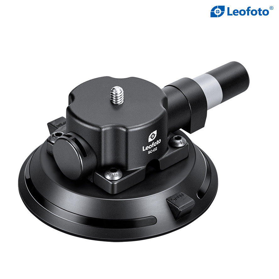 Leofoto SC-02 100mm Suction Cup Mounting Base | 1/4