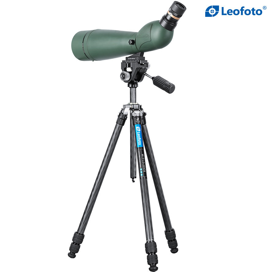 
                  
                    Leofoto LO-223CS/LO-224CS + SW-02 Carbon Fiber Tripod for Binoculars + 2-Way Pan Head Kit. 22 lbs Max Load
                  
                