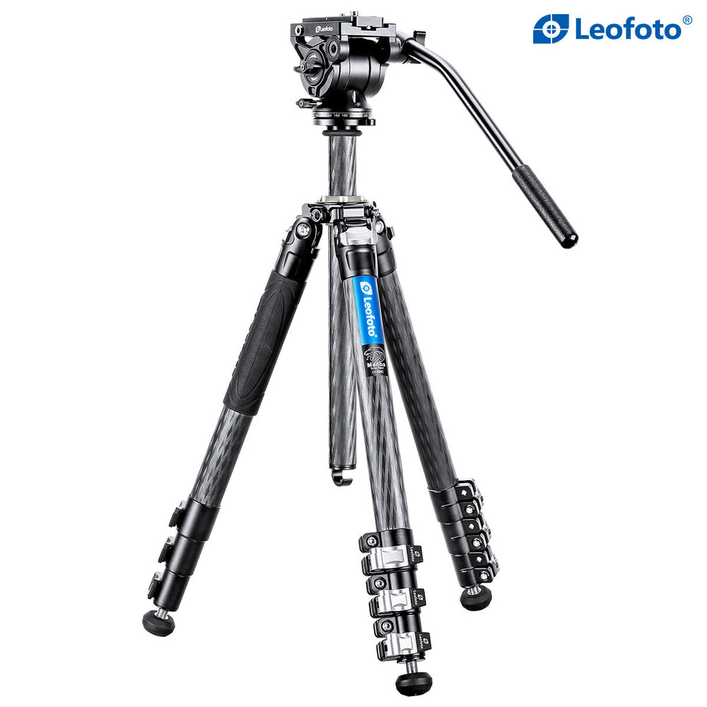 
                  
                    Leofoto LV-324C+BV-10 4-Section Carbon Fiber Tripod with Fluid Head Set / Built-In Hollow Ball and Flip Leg Locks
                  
                