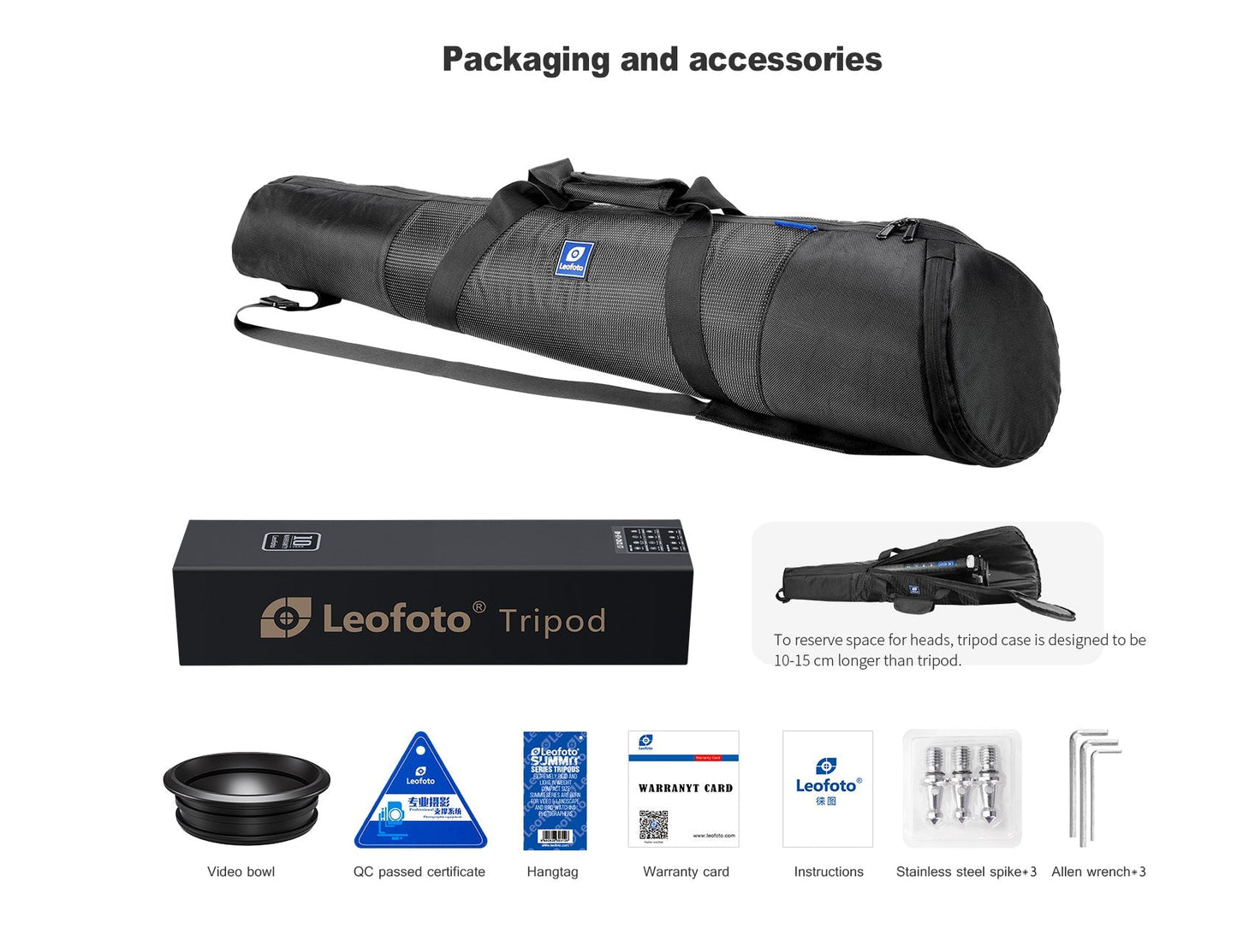 
                  
                    Leofoto LMR-324CL Long Flip Lock Tripod with 75mm Video Bowl+Platform and Bag
                  
                