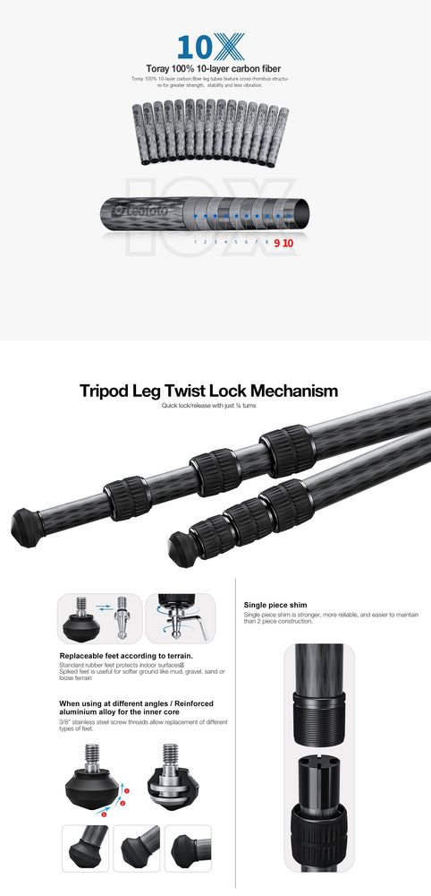 
                  
                    Leofoto SA Rifle Tripod + MK-40 Head + GS-3 Rifle Clamp Set (Max Load: 33-44lbs)
                  
                