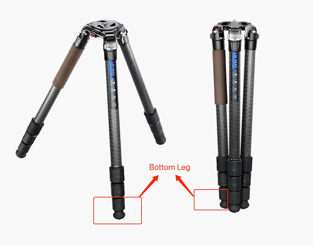 Leofoto LN Series Tripod Bottom Legs Accessories