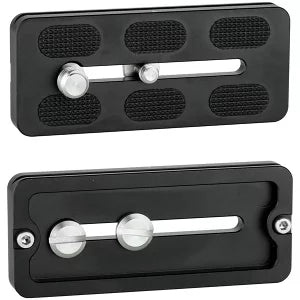 
                  
                    Leofoto PU-90D / PU-100D Universal Quick Release Plate with both 1/4" screw and 3/8" screw; ARCA Compatible
                  
                