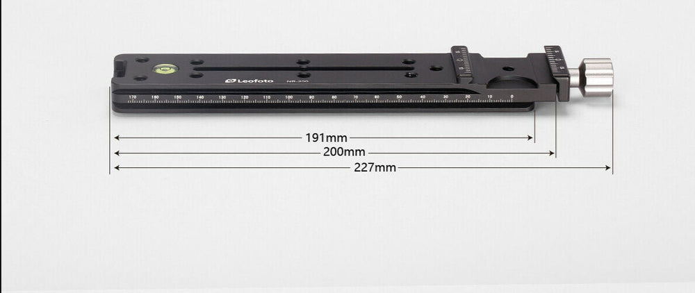 
                  
                    Leofoto NR-100mm /NR-140mm /NR-200mm Long Nodal Slide with Clamp
                  
                